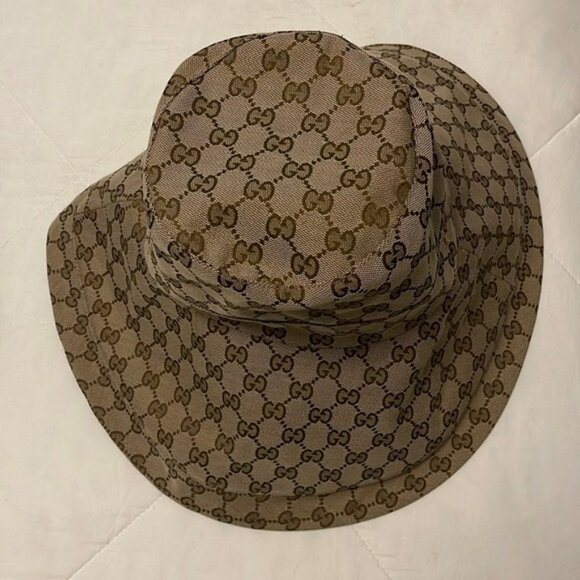 Gucci Women’s GG canvas wide brim hat main image 7